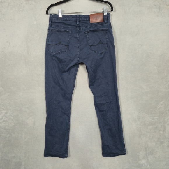 34 Heritage Pants Mens 32x30 faded navy blue Courage Mid Rise Straight - Picture 2 of 10